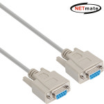강원전자 넷메이트 DSUB 9핀 FF 크로스 시리얼 케이블 1.8m NMC-SFF18 : 한별네트워크