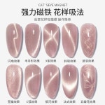 자석 네일 아트 강력 캣츠 아이 디자인 특수 초강력 플래시 전자기 살롱 전용 : 오피뉴대행