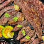 맛 과 육질 다잡은 마장동 경력 손질 678번 진갈비살 200g 꽃갈비살 소고기 : 바라던