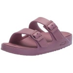 스케쳐스 Womens Slide Sandal Mauve 10 : 벨디온