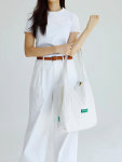 [그린스터프] 무심한듯 박시한 쇼퍼백 53 볼륨 라인 ivory : 그린스터프