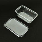 (50개입) 정담 보틀케이크용기 티라미수용기 컵과일 PET 직사각형 용기 325ml : 정성을담은 정담