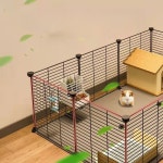 애완 동물 친칠라 사육장 대형 케이지 슈가글라이더 집 튼튼한 복층 하우스 반려동물 울타리 : 모난돌아낙