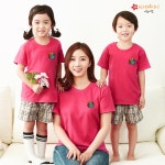 순면 반팔티 세상의왕 지저스 와펜 국내산 티셔츠 남녀공동 성인 어린이 영유아 어린이집 단체티 : CGI shop