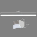 LED 에코 토튼 60W 다용도 일자등 플리커프리 주차장 창고 사무실 당구장등 : 스트롱램프