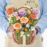 소울메이트 생일 기념일 꽃바구니 전국 꽃배달 서비스 : 꽃집청년들