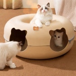 댕이와냥이 베이글 고양이 터널 숨숨집50х50х20см : fashion520