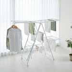 한샘 올데이 양날개 이동형 빨래건조대 올화이트 이동바퀴 대형 건조대 : Market Story