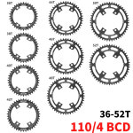 DECKAS 자전거 라운드 체인 링 94 96 104 110 130 144BCD SH/SR 32-52T 7-12s R7000 R8000 7100좁은 톱니 알루미늄 합금 : :업소용