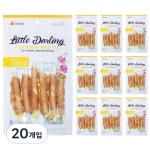 리틀달링 치킨우유껌 애견간식 6p, 치킨맛, 60g, 20개입 : 마이펫러브