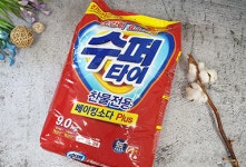 찬물에서도 잘녹는 업소용 대용량 미세입자 세탁세제 슈퍼타이 9kg : 슈퍼 러너
