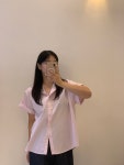 루즈핏 워싱 반팔 포켓 셔츠 : 비웜