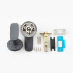 AFL-1101 라무드 원형 방문손잡이 욕실 문고리 화장실 안방 문손잡이 교체 옐로우실버 : 13브릿지