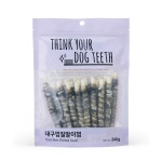 띵크유어독티스 딩고우유껌 띵크껌 대구껍질말이껌 스틱 24P, 240g, 1개 : 개고몰.