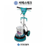 국산 씨에스테크 250mm 계단전용 마루광택기 CS-10 화강석 대리석 공장 바닥 청소기 : 현대툴텍
