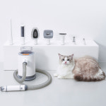 [히든특가]럽마이펫 시즌2 미는 털을 꿀꺽 올인원 스마트진공미용기 강아지 고양이 이발기 LMP-885 : 아재스토리영상샵