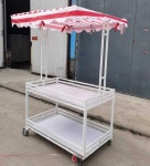 철제 가판대 접이식 야외 행사 전시대 선반 테이블 클래식 백색-110x60x88 : 느낌좀아는오빠