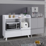 전기밥솥선반 낮은 렌지 수납장 1000 2colors : 데코 레시피