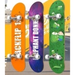 스케이트보드 31인치 스트릿 연습용 컴플리트 우드 보드 : 하소마트