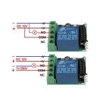 GERMA 433 Mhz 무선 원격 제어 스위치 DC 12V 10A 1CH 릴레이 수신기 모듈 RF 송신기 433 Mhz 조명 차고 문용 : 인터쇼핑플러스