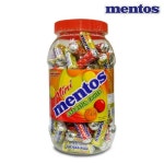 농심 미니 멘토스 뉴레인보우 1kg (100개입) 대용량 사탕 : 큐마트솔루션