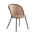 라탄체어 라탄의자 식탁 테라스 야외 소파 의자 Bipartisme 라탄 등받이 : 엣비