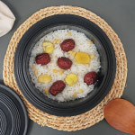 보나토 무쇠 주물 인덕션 돌솥 알밥 솥밥 계란찜 삼계탕 뚝배기 가마솥 12cm : 봉크