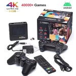 게임 tvBox 비디오 콘솔 G11 프로 더블 무선 패밀리 레트로 클래식 PSP, DC, N64 용, 128GB 30000 + 4k : 폴리무역