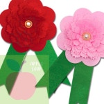 AP 가정의달 유아카드만들기 펠트 카네이션 코사지 2종 택1 : 사과soop