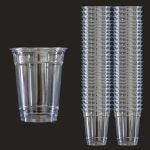 일회용 카페 디저트컵 투명컵 아이스컵 290ml 100개 : 모던커피