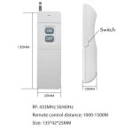 원격 제어 스위치 RF433 30A 1272V DC 고전력 넓은 전압 장거리 원격 제어 : 인터쇼핑플러스