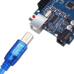 하이테크 호환 개발 보드 Arduino Uno R3 DIP ATMEGA328P 칩 모듈 케이블 포함 DIY 공식 버전 : 인터쇼핑플러스