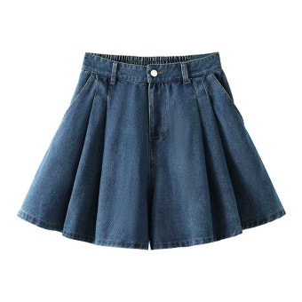 런닝맨 707회 박주현 스타일 플리츠 A라인 데님 반바지 데일리룩 예능 드라마 연예인스타일 : RAMISHOP