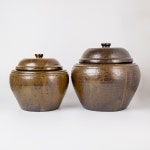 옹기 달항아리 숨쉬는 천연 항아리 소 3.8L : 나고미도자기