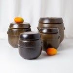 옹기 장단지 숨쉬는 천연 항아리 4호 1900ml : 나고미도자기