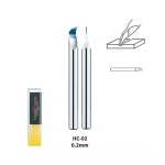 DSPIAE 텅스텐 스틸 후크 브로치 HC-02 0.2mm : 매니아상사
