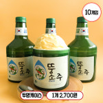 뚱소주 샤베트 케이스 10개입 투명 : 인생건어물도매몰