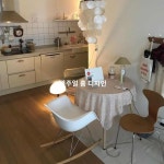 북유럽 침실 발코니 임스 흔들의자 슬립온 ins 한국인 블로거 중고등받이 레저민박 리클라이 : 몬스터키친