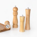 2type 우드 후추 그라인더 ( 원목 후추통 페퍼밀 솔트밀 수동 소금 깨갈이 양념통 ) : 더담고