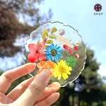 원모심려 레진아트 압화 티코스터 만들기 키트 어르신 원예치료 프로그램 세트 만들기 : 원모심려