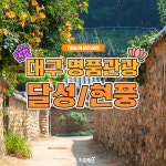 [7월&대구] 대구 명품관광 달성 / 현풍 : 초록배낭