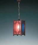 전통한지등 원목 우드 청사초롱1등 펜던트조명 (월럿 원색 한지) : 아너스라이팅