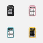 AZIO 아지오 계산기 기계식 숫자 패드 키패드 레트로 무선 블루투스 4컬러 : nolly