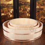 초밥 스시 일식 밥통 항기리 나무 밥식힘통 오픈 찬합 40x15CM : 골드제이드 직구