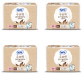 2+2 쏘피 유기농 생리대 자연의색 4팩 소피 무표백 중형 대형 슈퍼롱 : 코코장수몰