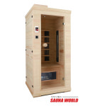 사우나월드 국내생산 편백나무 가정용 1인 건식 홈 명품 원적외선 사우나 찜질방 : 사우나월드