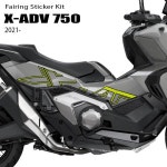 혼다 ADV750 엑드방 750 튜닝 오토바이 액세서리 데칼 스티커 키트 보호 장식 페어링 XADV X 2021 2022 2023 : 맹맹