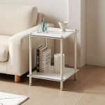 EB2226 모듈협탁 2단 미니 침대협탁 모듈가구 사이드 테이블 철제 선반 400 : 엘리퍼니처