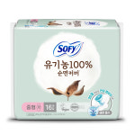 쏘피 유기농 100% 순면커버 생리대 6팩 소피 : 코코구니