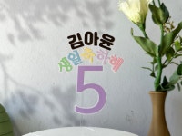 생일축하해 케이크 토퍼 생일파티 소품 파스텔 숫자 주문 제작 토퍼 : 리틀포엠즈